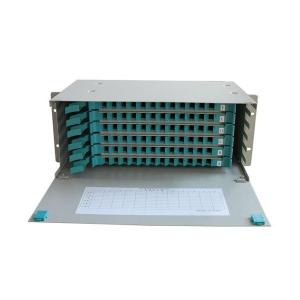 China Beige Color Fiber Optic Patch Panel , Optical Distribution Frame ODF wholesale