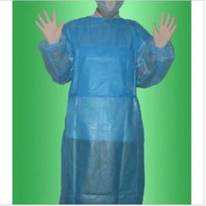 China Disposable Blue SMS 50g/M2 Cloth Hospital Gowns wholesale