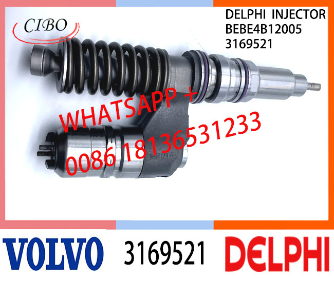 VOL 3169521 BEBE4B12005 Fuel engine Diesel Injector 3169521 BEBE4B12005 A3 for VOL D12 3039 US2000 SPEC 345/385/425