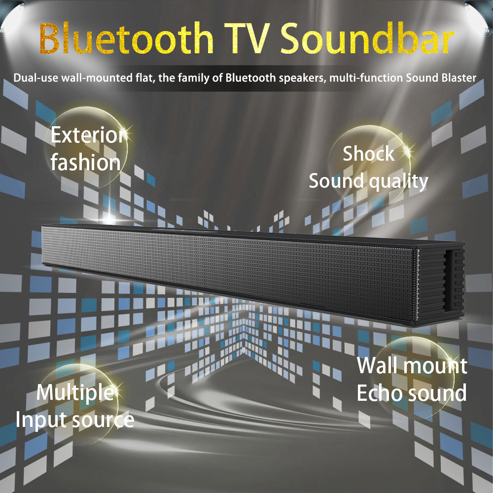 High Performance OEM Wireless Home Audio Sound Bar Wall Mount TV Soundbar