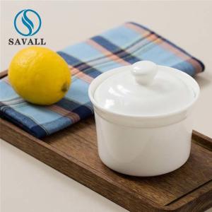 China Restaurant Lead Free Waterproof Ceramic Bowl With Lid wholesale