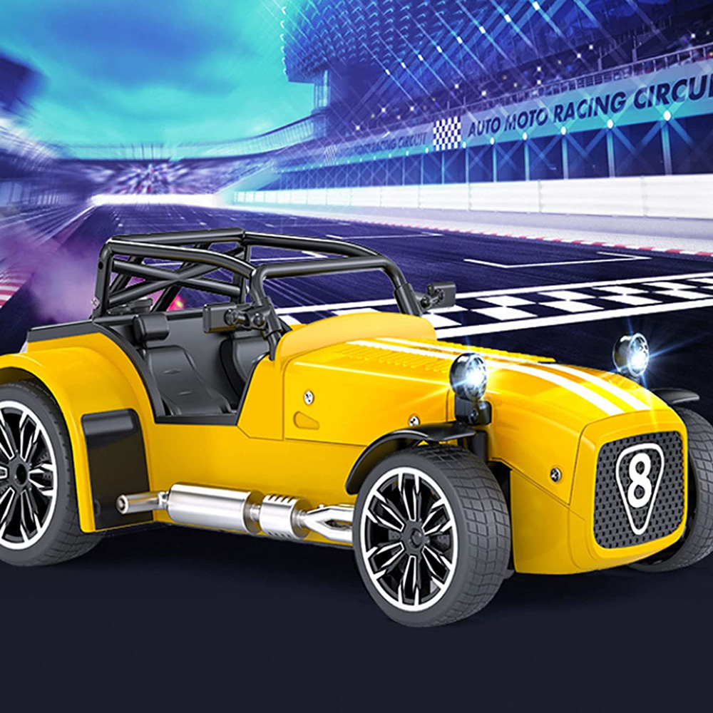 Simulation 4WD RC Cars Boy Toy speed Racing Car Charging Spray Alloy Remote Control Car
