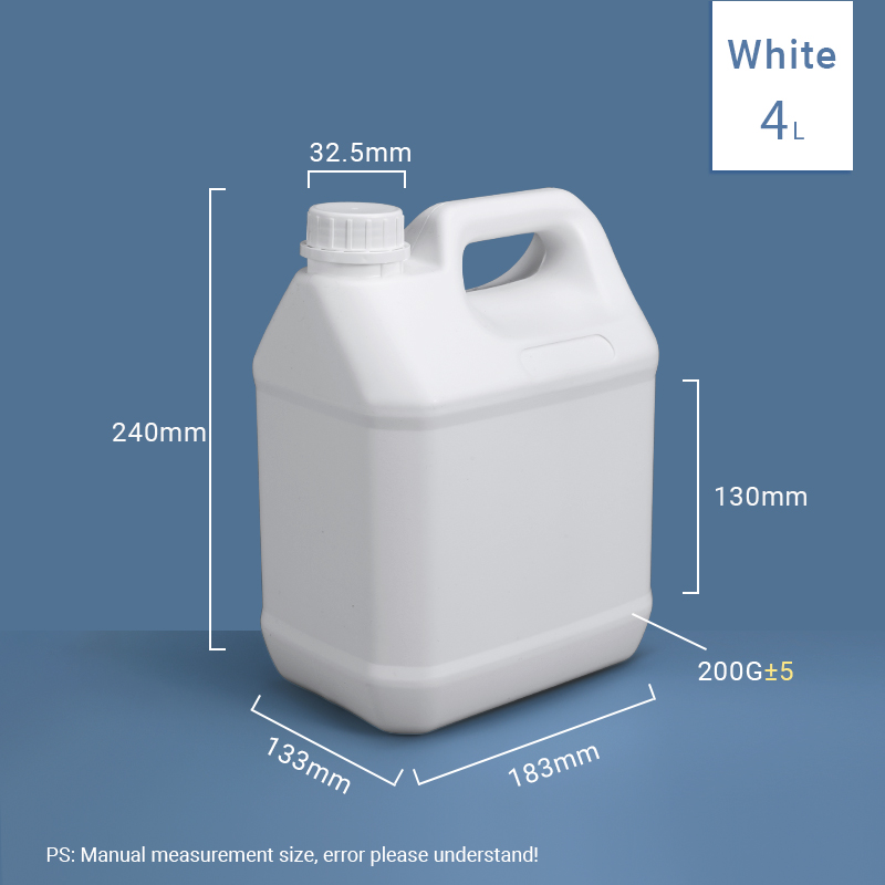 HDPE 500ml Thick Fluorinated Bottle for Chemical Reagent and Organic Solvent Packaging
