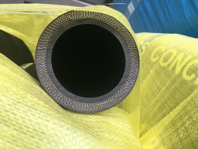 76mm Dry Cement Hose / Materials Transfer Hose Aging Abrasion Resistant