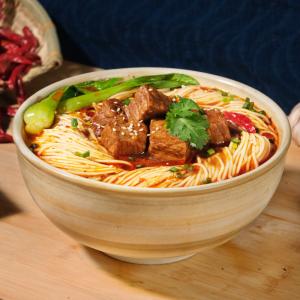 China Chongqing Xiaomian Chinese Braised Beef Noodles 206g Packaging wholesale