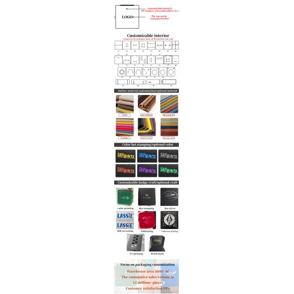 Dark Green Noble Faux Leather Jewelry Storage Cases Tasteful Luxury Packaging