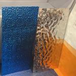 Stainless Steel Water Ripple SS Sheet Grade304 Silver / Mirror 0.8mm Thick 1219