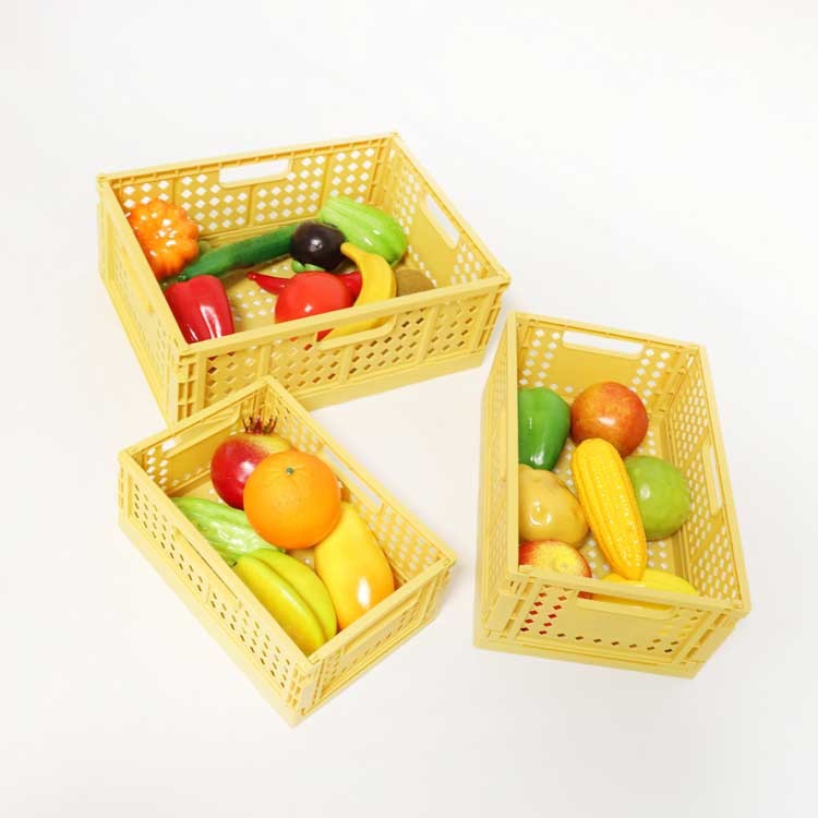 Multipurpose Plastic Pantry Baskets , Reusable Plastic Container Box ISO9001