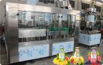 Glass Bottle Filler Machine Automatic Juice / Tea Bottling Filling Machine 6000