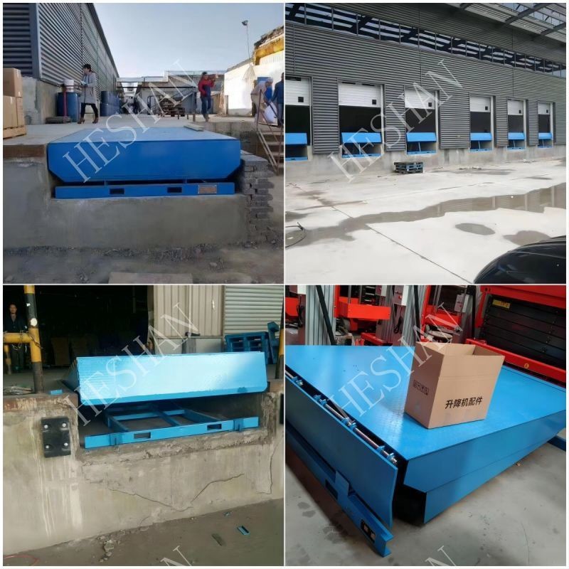 Steel Stationary Loading Dock Leveler Hydraulic Warehouse Dock Equipment