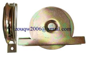 China Sliding gate roller GW609 U Groove，Galvanized, Iron, Single bearing wholesale