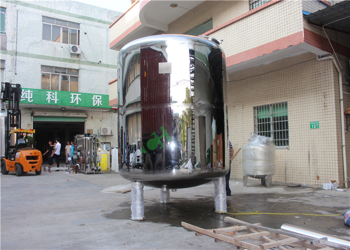 Stainless Steel Sterile RO Water Storage Tank Single Layer Or Jacket Structure