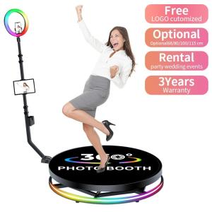 China Emergency Control Selfie Prop 360 Photo Booth Perfect for Weddings Parties and Events wholesale