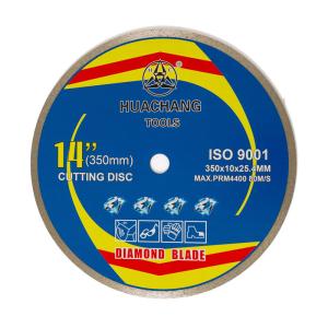 China 350mm 14 inch 250mm 10 inch diamond tile saw blade for jigsaws 25.4mm bore wholesale