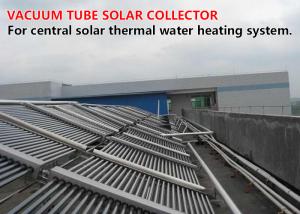 China Economic Vacuum Tube Solar Collector Horizontal Mounted 50 Collector Tubes / Set wholesale