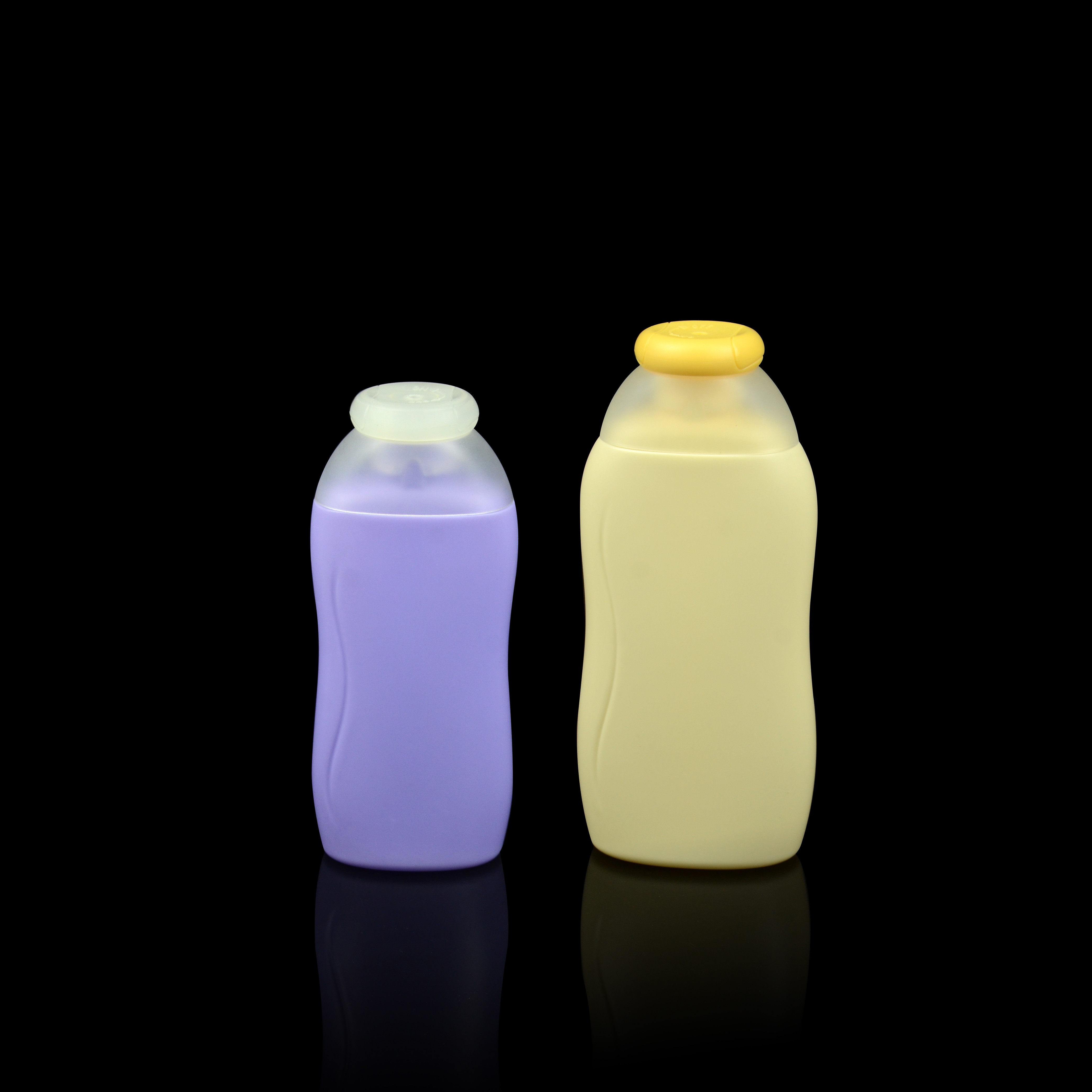OEM Colorful Empty Plastic Bottle 200ml 250ml Shampoo In Orange Bottle