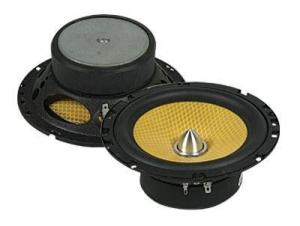 China 2 Way Coaxial Car Speaker With Woofer and Tweeter , 4 Ohm 50 Watt wholesale