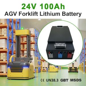 China Customizable 24V 48V AGV Rechargeable Traction Forklift Battery Pack for Heavy-Duty Applications wholesale