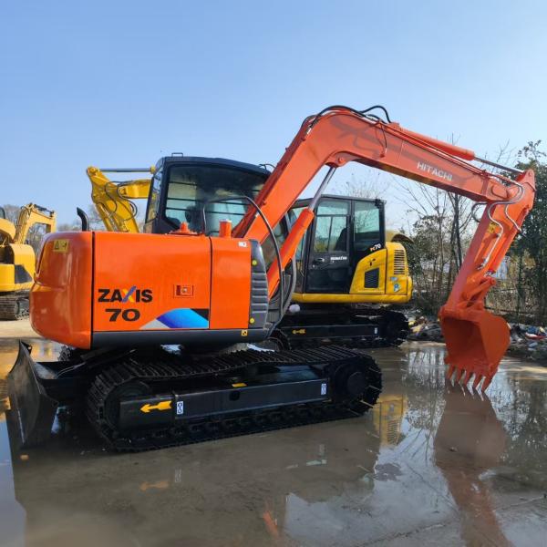 used excavator 8 ton mini excavator hitachi zaxis70 second hand digger small