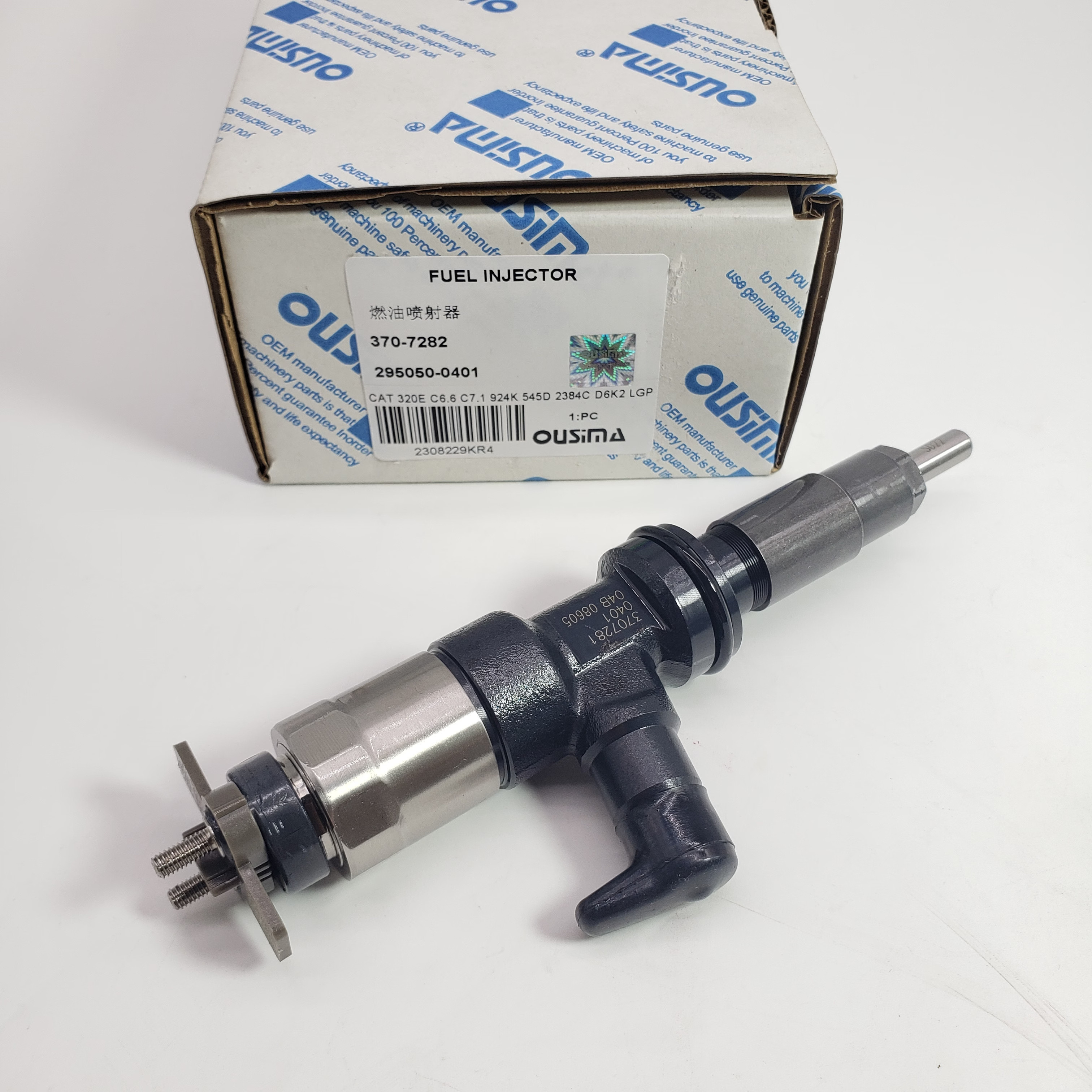 Fuel Injector 370-7282 295050-0401 For CAT 2384C 320E 323E 525D 535D 930K