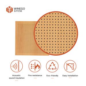 China Interior Decorative Sound Absorbing Wall Panels Micro Perforation CE FSC Certified wholesale