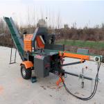 Powerful JieRui 20ton Firewood Processor Machine 2300x1250x1750mm Gasoline Power