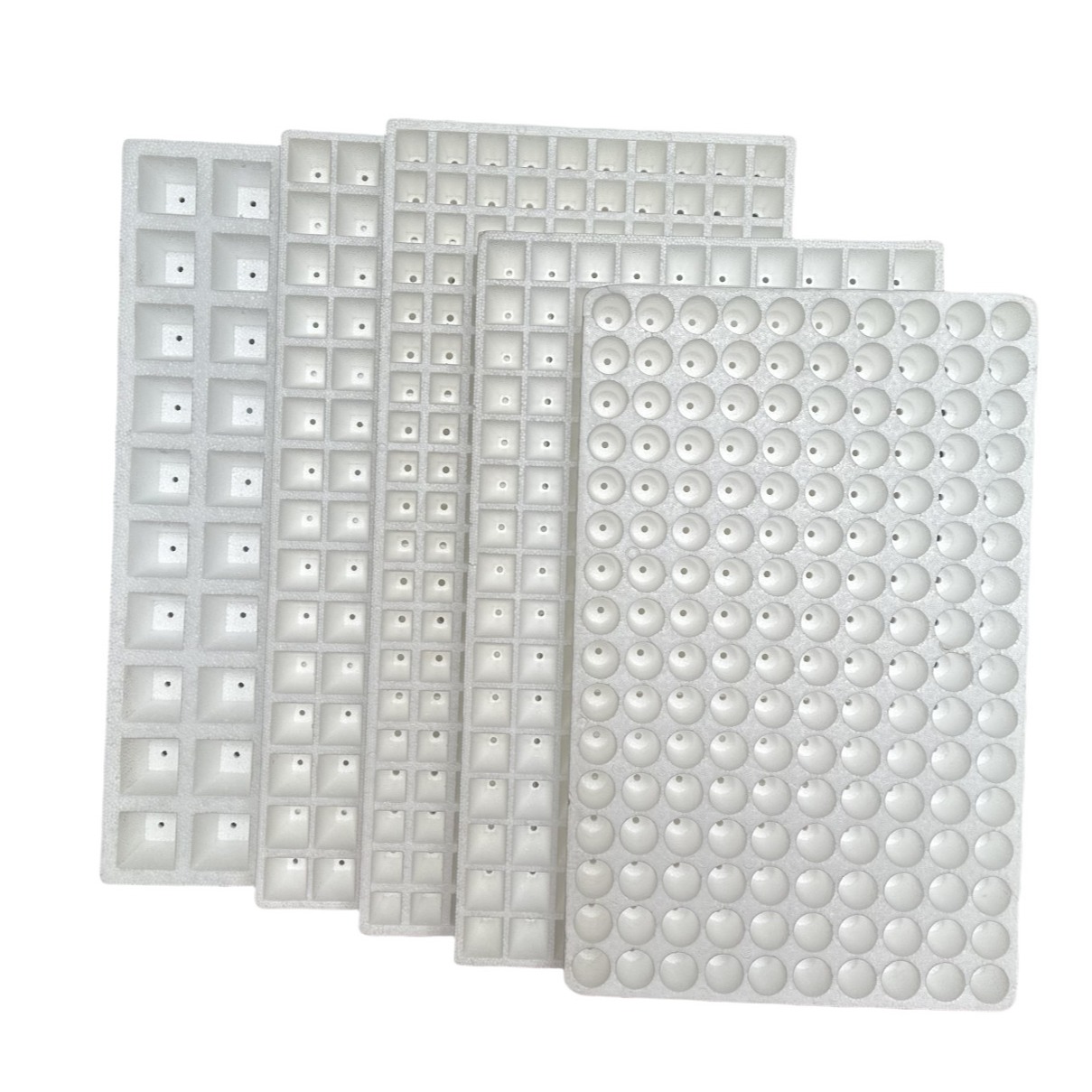 160 Hole Round Hole Foam Seedling Tray EPS Seedling Cultivation Tray Customization