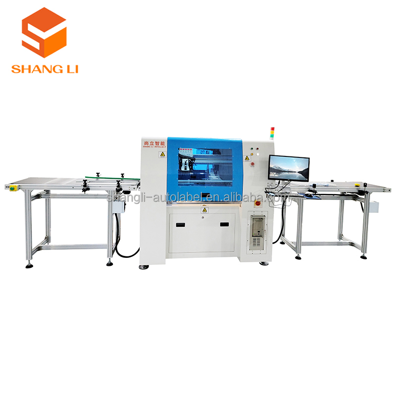 220V Voltage CCD Visual Labeling Machine for Carton Packaging Box Foam Board PCB Board
