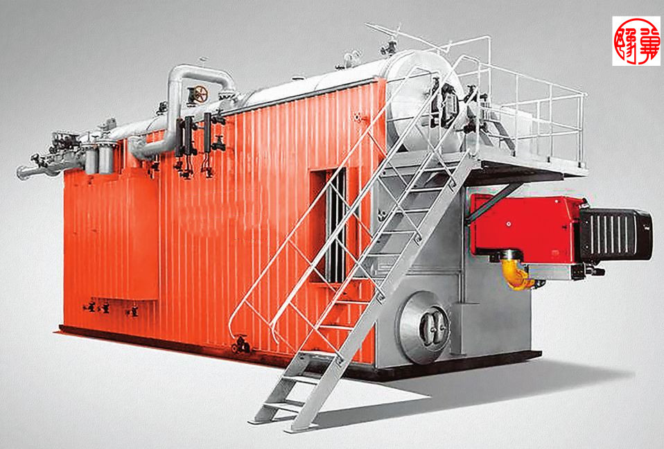 Dual Fuel LPG Fired Steam Boiler , Steam Gas Heater 65kg Steam Capacity Double Drum