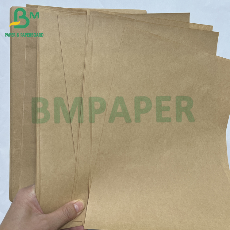 High Strength Good Extensible 70 90 GSM Brown Kraft Paper Burst Resistance 