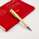 Creative Promotional Bamboo Wood Pen 1.0mm Environmently Retractable Ballpoint