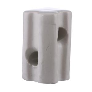 China Porcelain Insulation 9mm Hole End Strainer Insulator wholesale