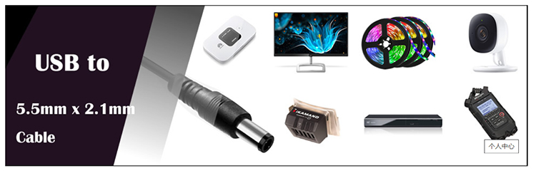 High Quality Booster Step Up 5V USB to 12V DC Power Elevador Convertidor Cable for Wifi Router