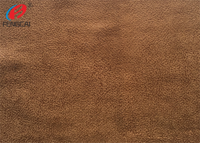 Foil Bronzed Warp Knit Micro Suede Polyester Fabric Faux Suede For Shoes