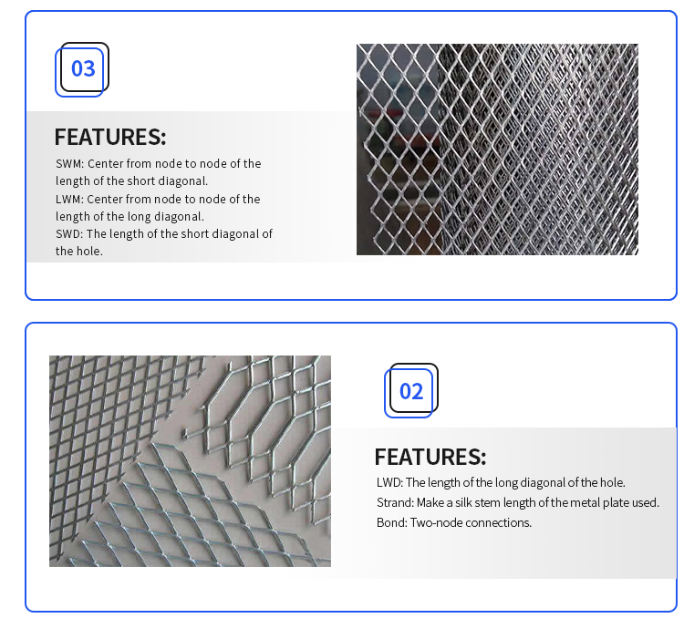 Guaranteed Quality Proper Price high quality Meta Diamond different types of wire mesh l Expanded Metal Mesh