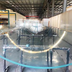 China Tempered Laminated Safety Glass for Building Skylight Curtain Wall in Fine Polished Edge wholesale
