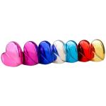 Cosmetic Heart Shaped Perfume Pocket Spray Bottle ODM 20ml Blue Purple