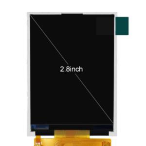 2.8 Inch Small TFT LCD Display with 240x320 Pixels 18 BIT and 300 Brightness