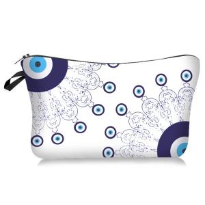 Manufacturers Wholesale Printed Devil Eye Cosmetic Bag High Quality Waterproof