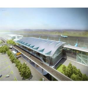 China Prefabricated Light Steel Building Aircraft Hangar Light Weight With Good Stiffness wholesale
