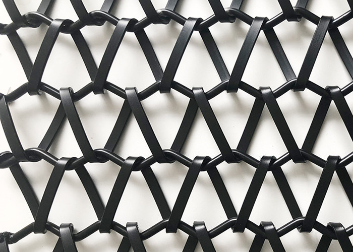 0.5mm-2.0mm Wire Diameter Spiral Wire Mesh With SGS Certificate / Width 0.5m-2.0m