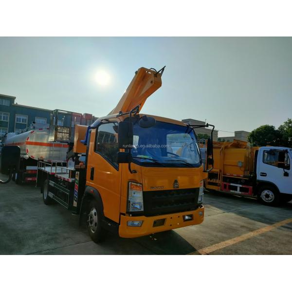 China Factory Supply16M Customized Sinotruk Howo High Altitude Operation Truck Telescopic Boom Bucket Aerial Work Platform Truck