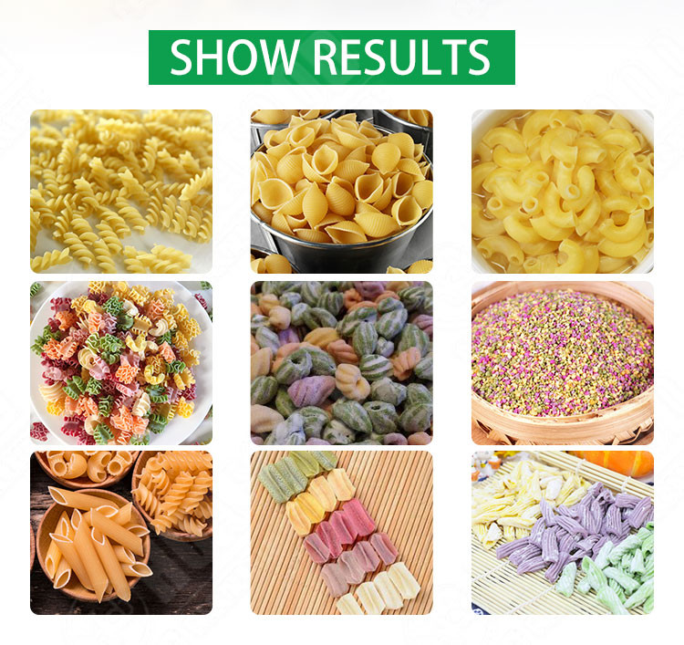 Macaroni Shell Pasta Making Machine 100r/Min CE ISO Certificated