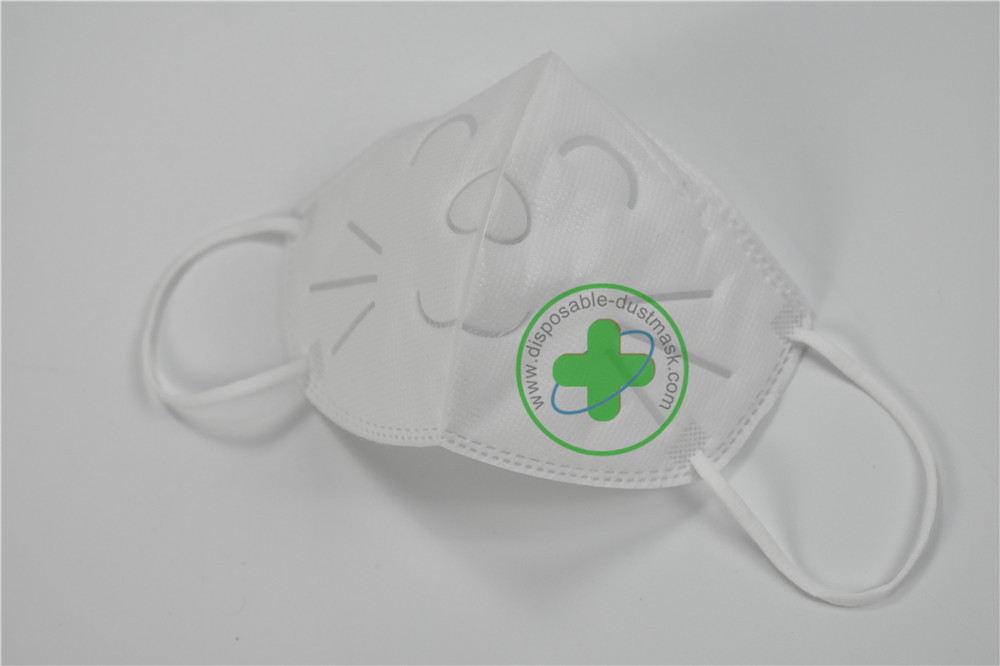 Kids Disposable Masks Children N95 Disposable Mask 15 Cm Semi Circular Size