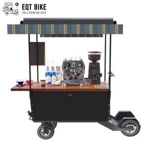 350w Food Van Vending Coffee Bike Cart Metal Frame