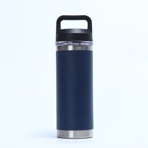 China 27oz Stainless Steel Standard Water Bottle Double Wall Vacuum Bottle With Comfortable Carrying Handle Hot Cold Water 24 Hours For Gym Travel Outdoor wholesale