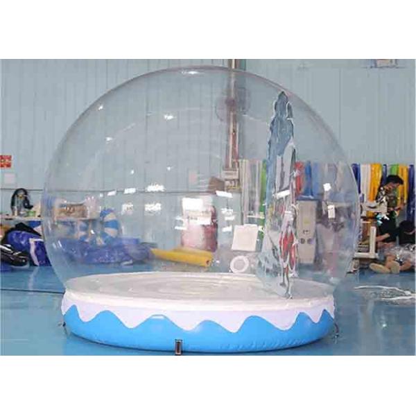 Inflatable Snow Globe Christmas Decoration Transparent Dome Bubble Tent With Air Blower