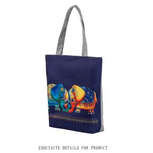 China Elephant National Wind printing female exotic tourist attractions Ms. shoulder bag female canvas wholesale