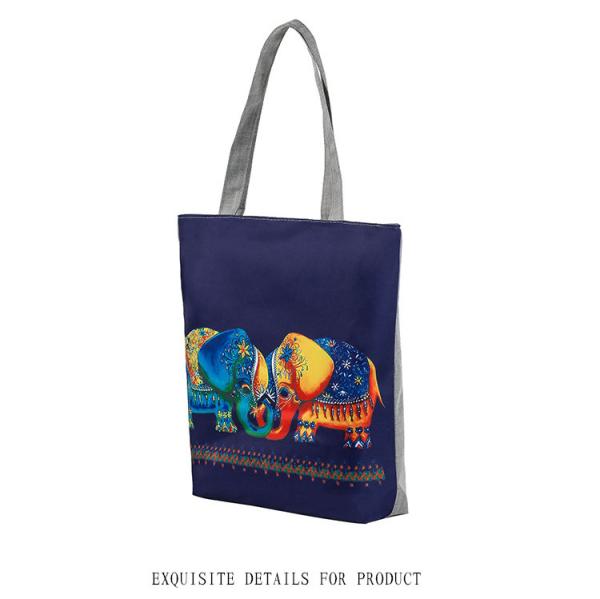Elephant National Wind printing female exotic tourist attractions Ms. shoulder