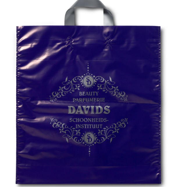 MDPE Loop Handle Carrier Bags 300mm 70cm Clear Shopping Bag